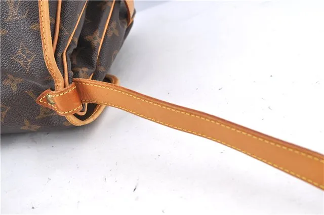 Auth Louis Vuitton Monogram Saumur 30 Shoulder Cross Body Bag M42256 LV 2510B