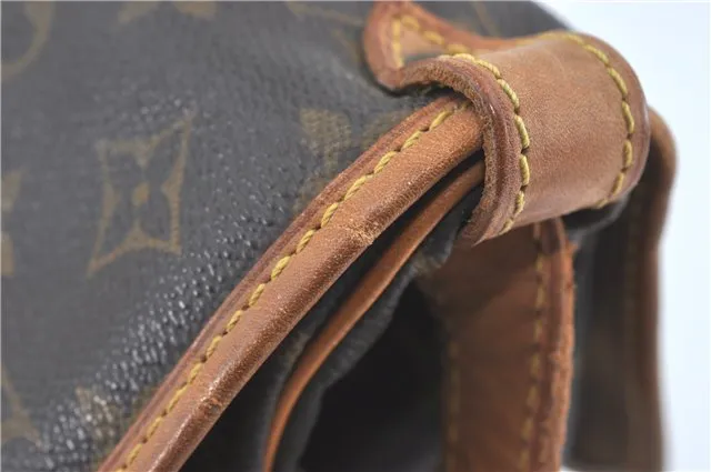 Auth Louis Vuitton Monogram Saumur 30 Shoulder Cross Body Bag M42256 LV J2115