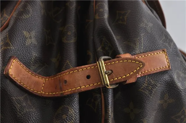 Auth LOUIS VUITTON Monogram Saumur 35 Shoulder Cross Body Bag M42254 LV 6007C