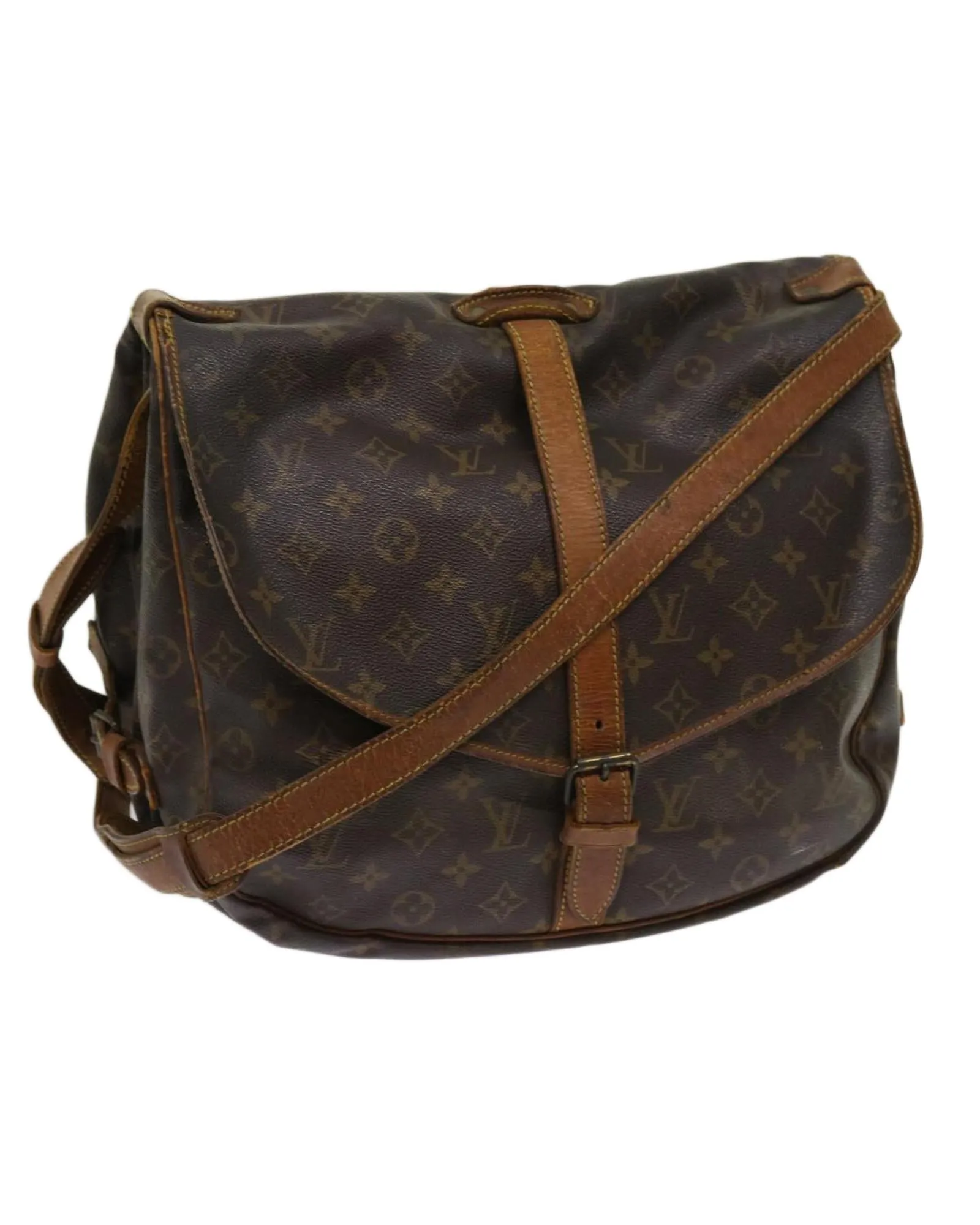 Authentic Louis Vuitton Messager PM Monogram Canvas Shoulder Bag M51181