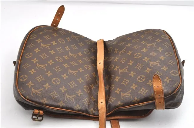 Authentic Louis Vuitton Monogram Saumur 30 Shoulder Bag M42256 LV Junk 1195G