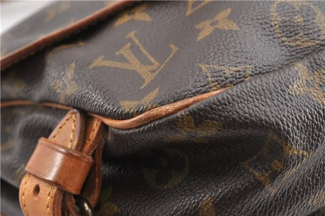 Authentic Louis Vuitton Monogram Saumur 30 Shoulder Bag M42256 LV Junk 1195G