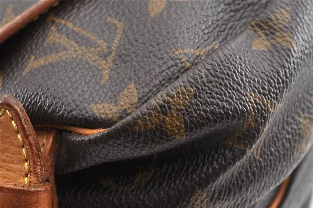 Authentic Louis Vuitton Monogram Saumur 30 Shoulder Bag M42256 LV Junk 1195G