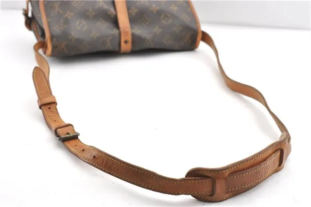 Authentic Louis Vuitton Monogram Saumur 30 Shoulder Bag M42256 LV Junk 1195G