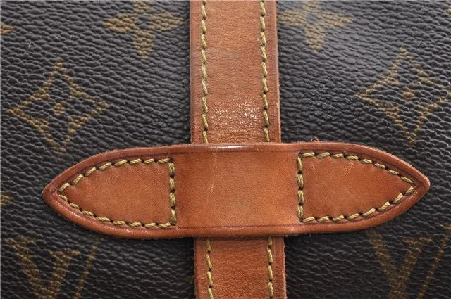 Authentic Louis Vuitton Monogram Saumur 30 Shoulder Bag M42256 LV Junk 1195G