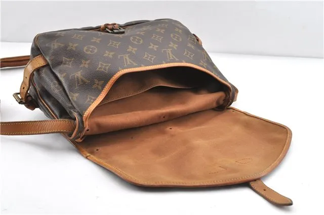 Authentic Louis Vuitton Monogram Saumur 30 Shoulder Bag M42256 LV Junk 1195G