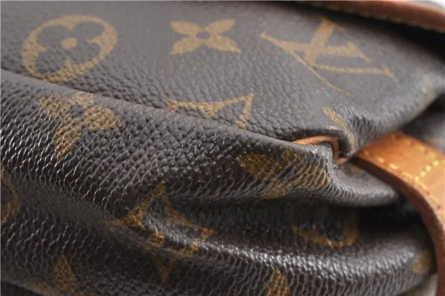 Authentic Louis Vuitton Monogram Saumur 30 Shoulder Bag M42256 LV Junk 1195G