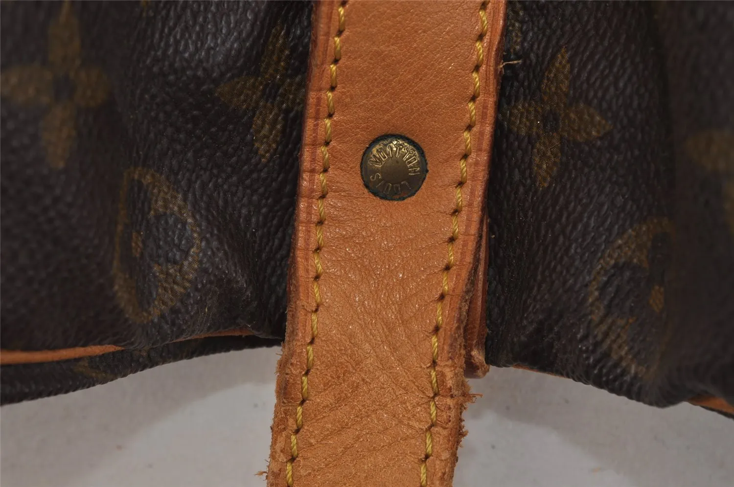 Authentic Louis Vuitton Monogram Saumur 35 Shoulder Cross Bag M42254 Junk 3434J