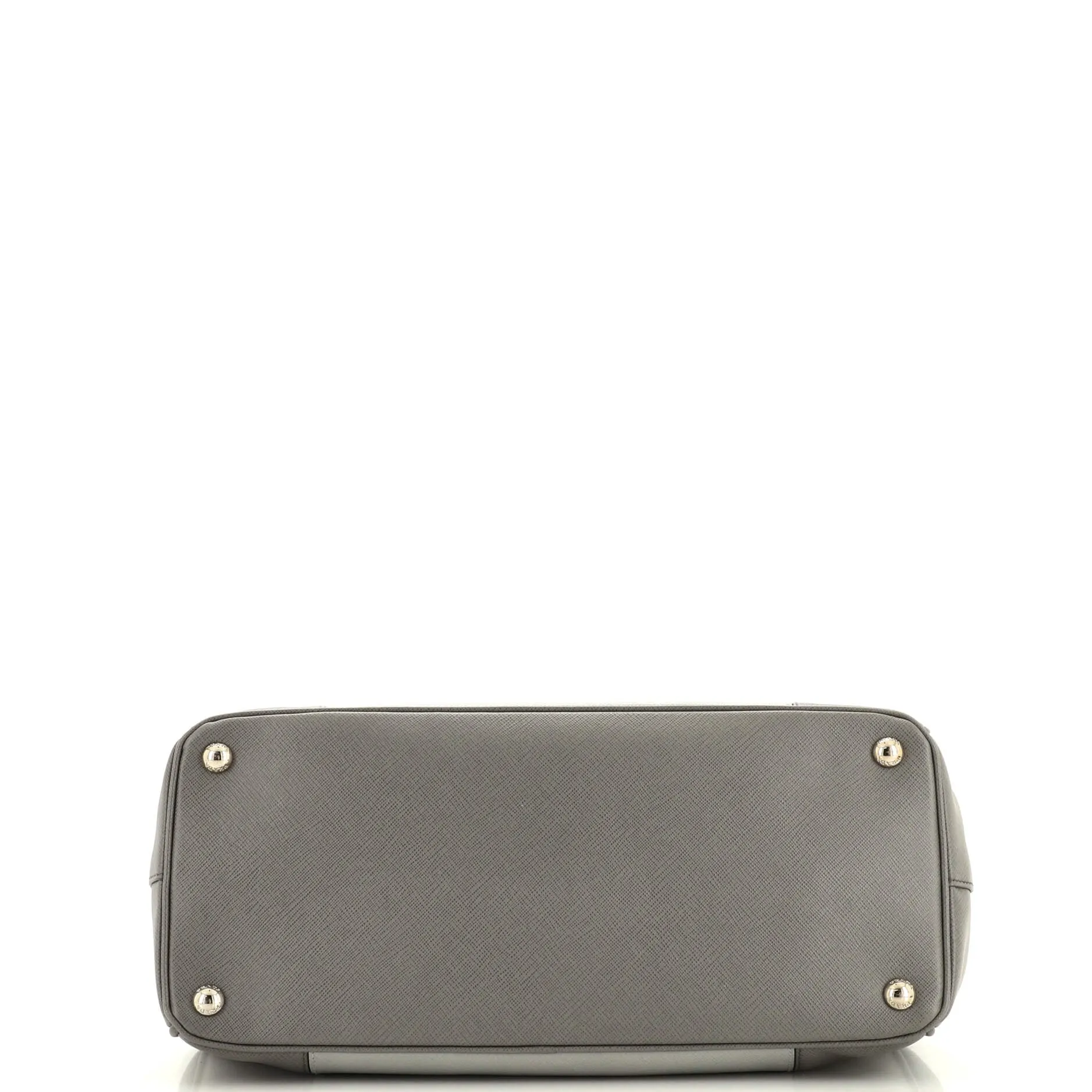 Bicolor Double Zip Lux Tote Saffiano Leather Medium