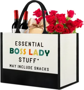 Boss Lady Gifts for Women, Boss Day Gifts for Leader Manager Boss Friend, Christmas Gift for Boss Lady, Best Boss Gifts for Boss Lady, Boss Birthday Gifts for Women, Cool Gifts for Boss Lady Tote Bag