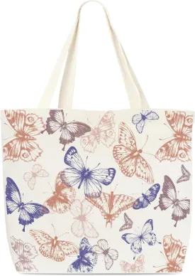 Butterfly Tote Bag, Canvas Bag For Women, Gifts For Butterflies Lovers, Boho Tote, Butterfly Themed Gifts, Reusable Grocery Shoulder Bag, Birthday Christmas Gifts For Friends Colleagues D(12)
