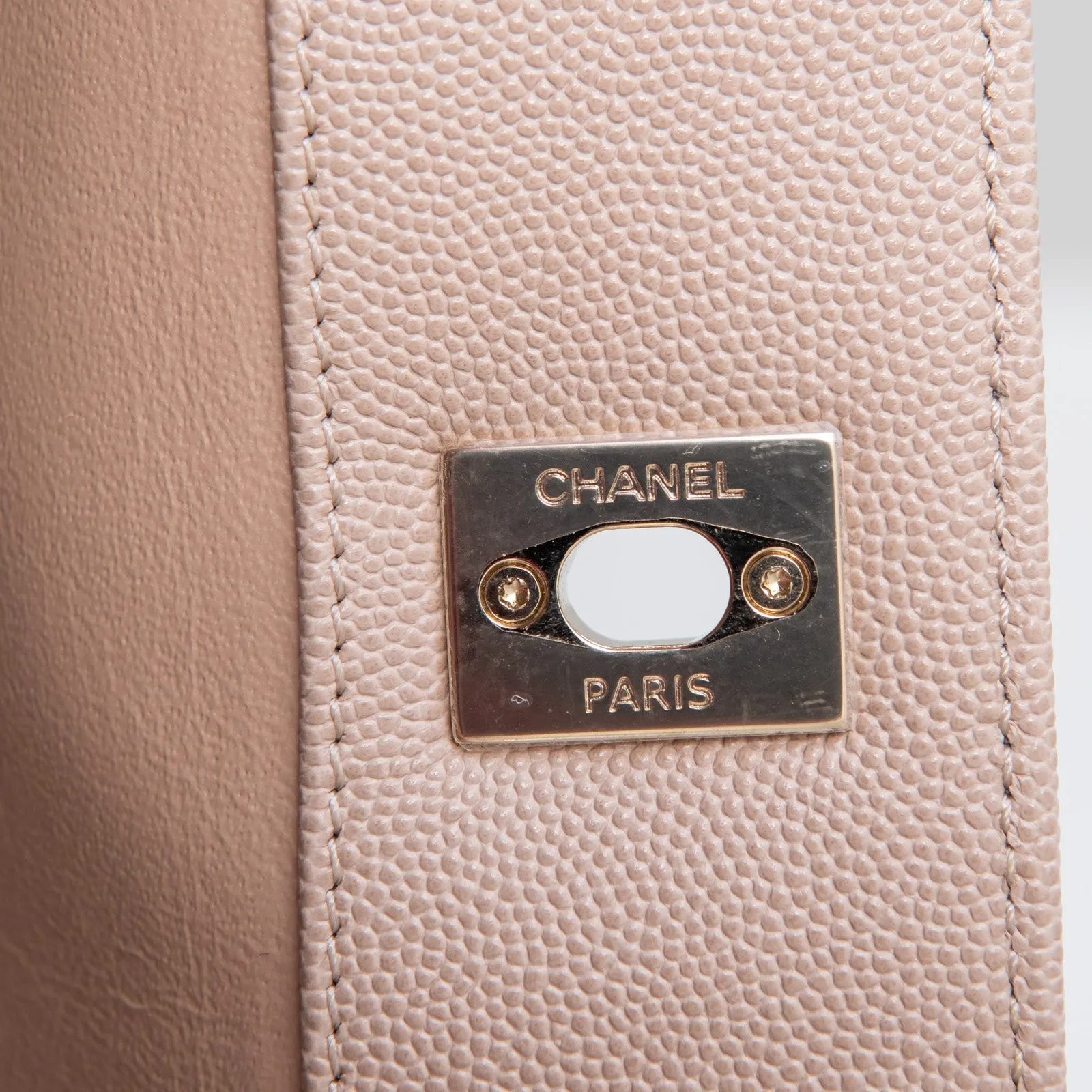 Chanel Beige  Large Business Affinity Tote Bag
