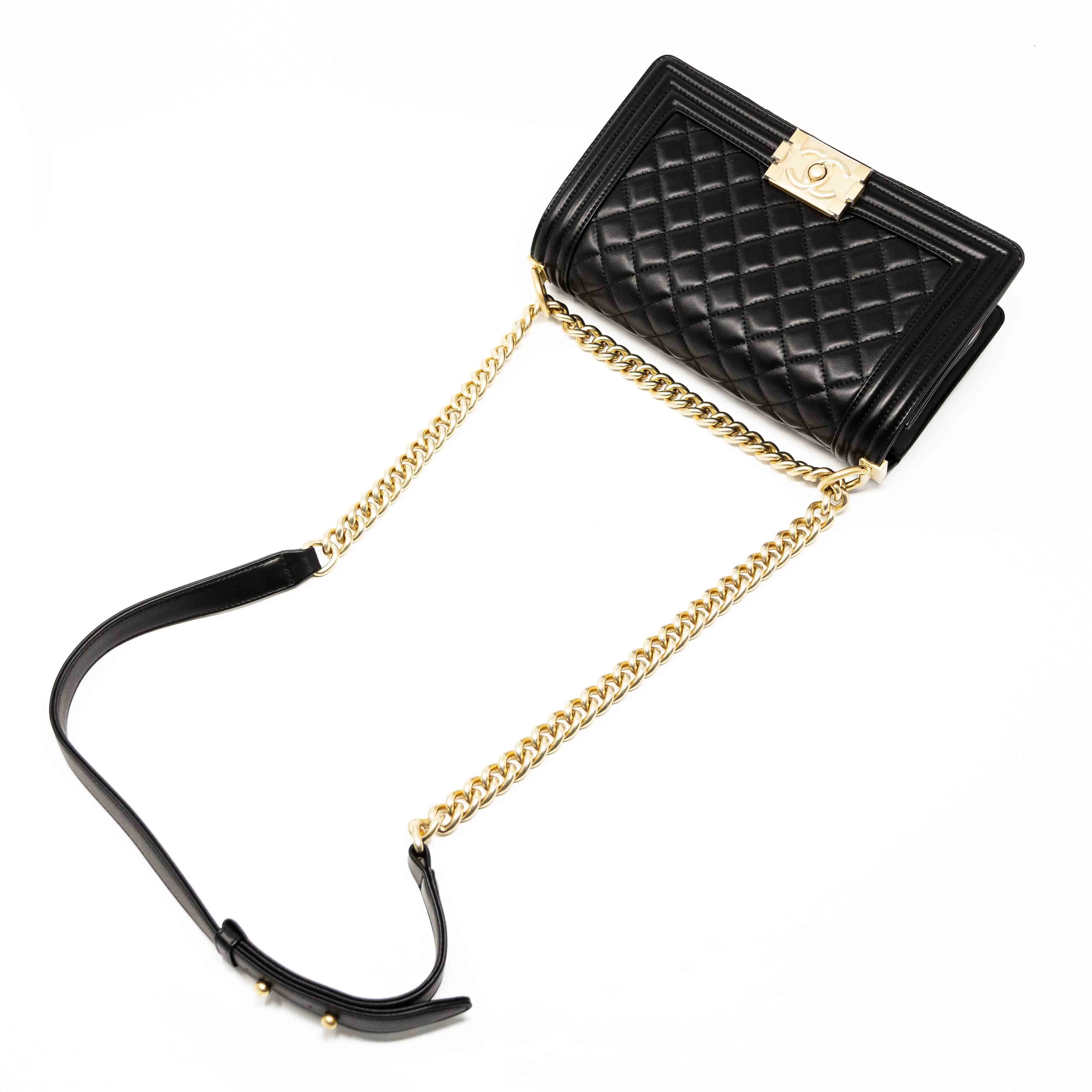 Chanel Black Medium Boy Bag