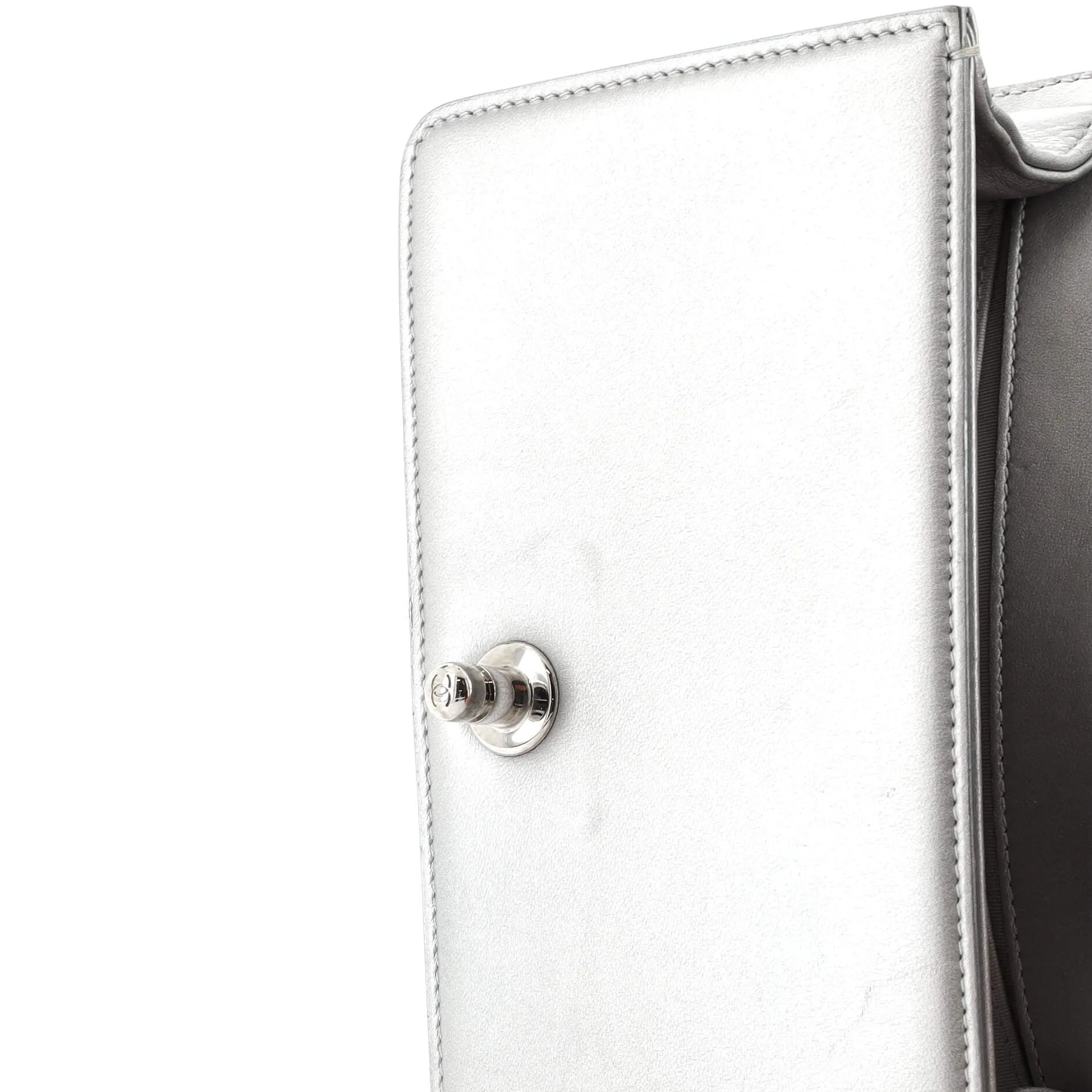 Chanel Boy Flap Bag Quilted Holographic
