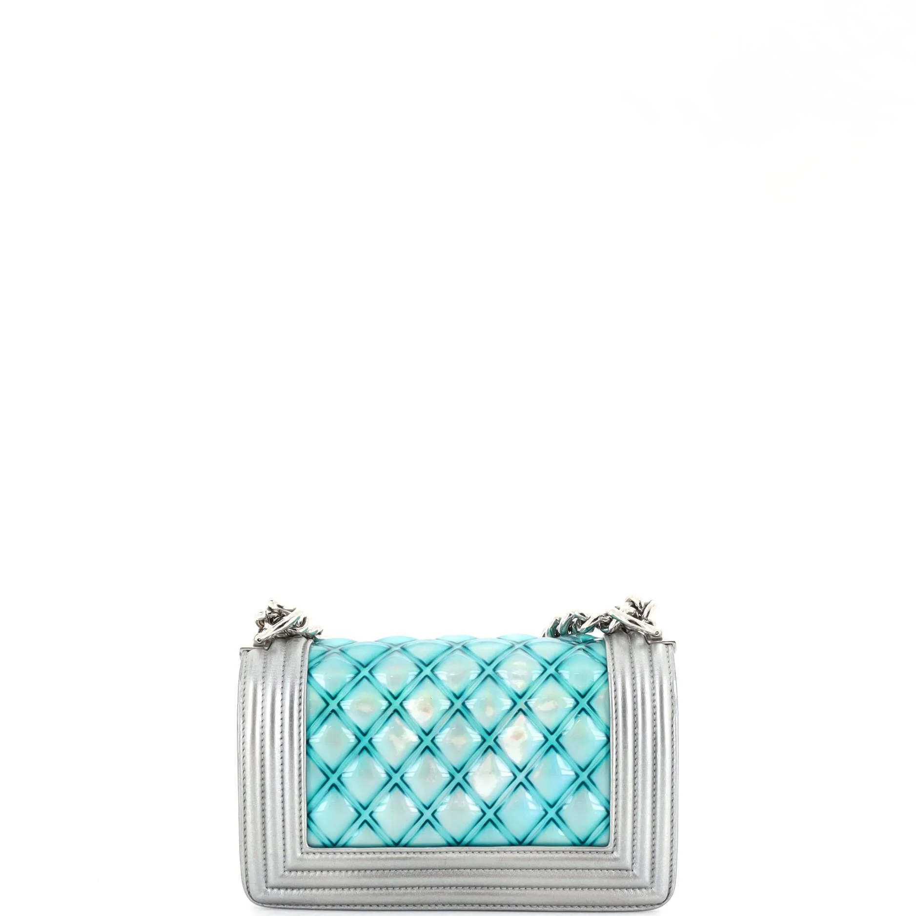 Chanel Boy Flap Bag Quilted Holographic