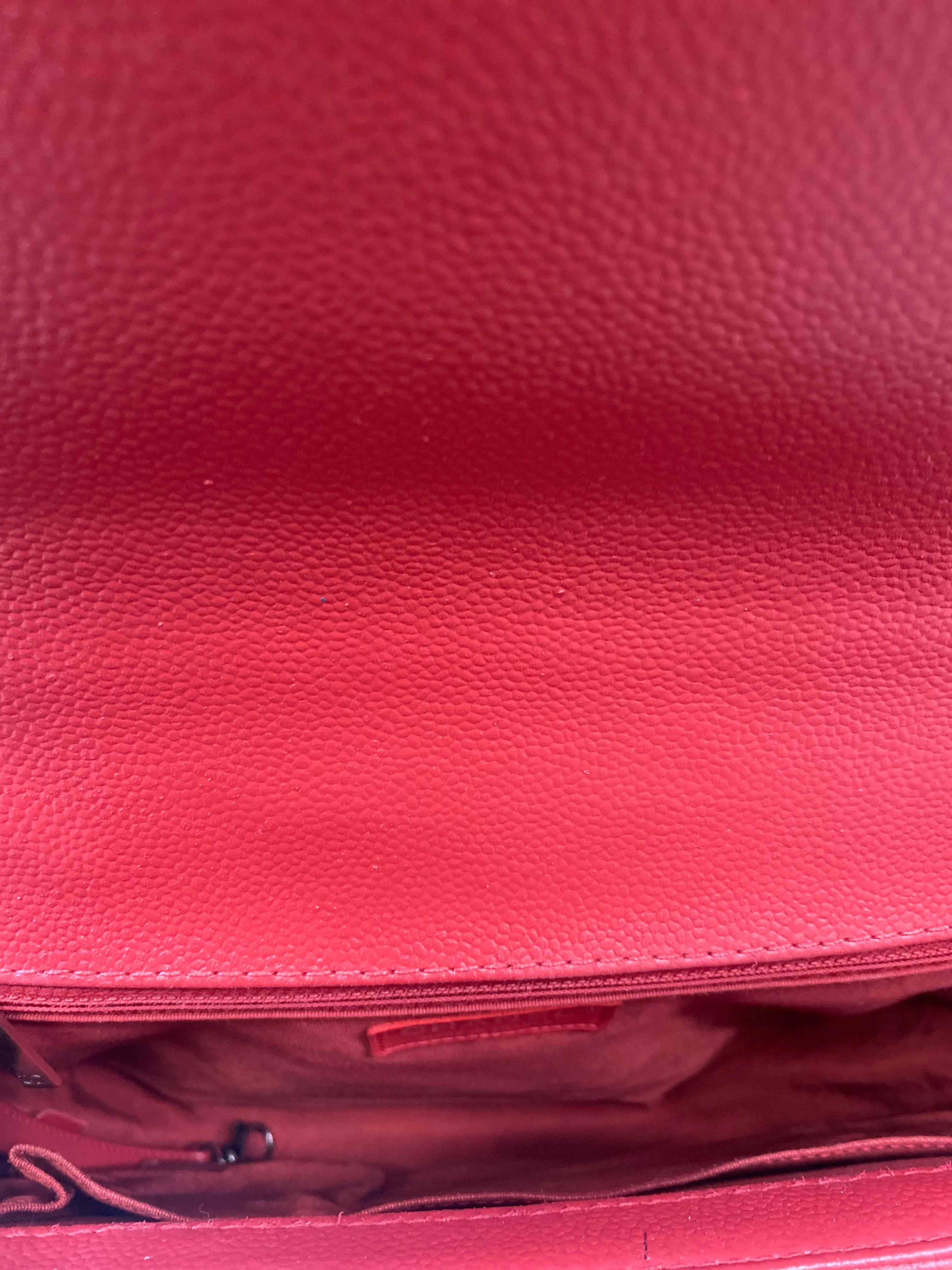 CHANEL CAVIAR QUILTED LEATHER LARGE BOY BAG