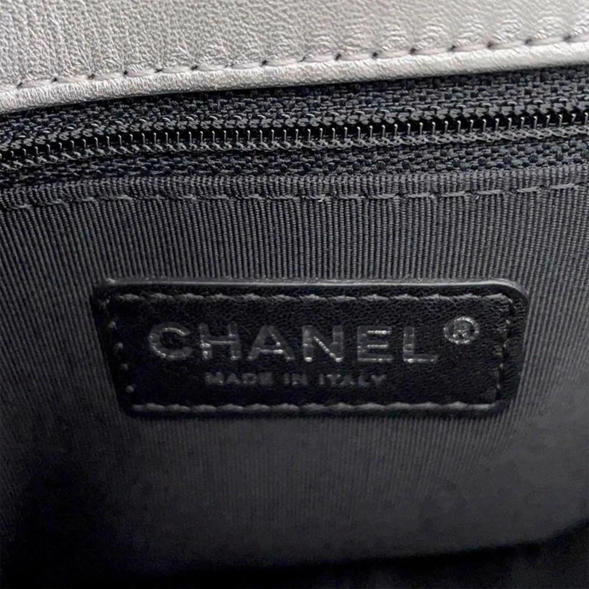 CHANEL Medium Patent Coco Boy Flap Bag