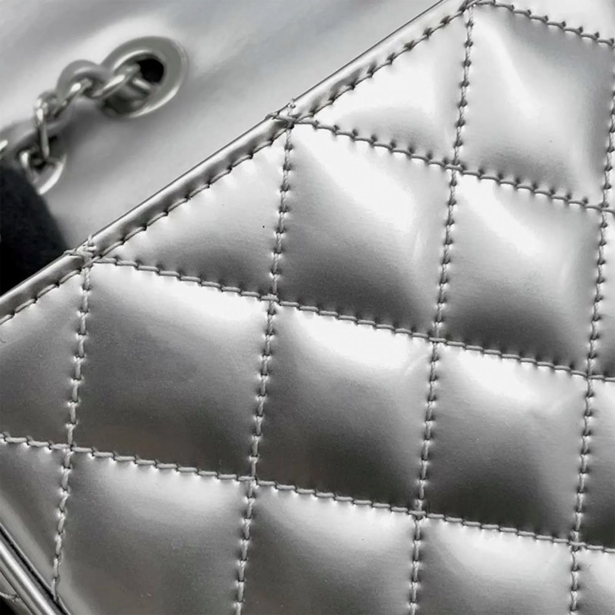 CHANEL Medium Patent Coco Boy Flap Bag