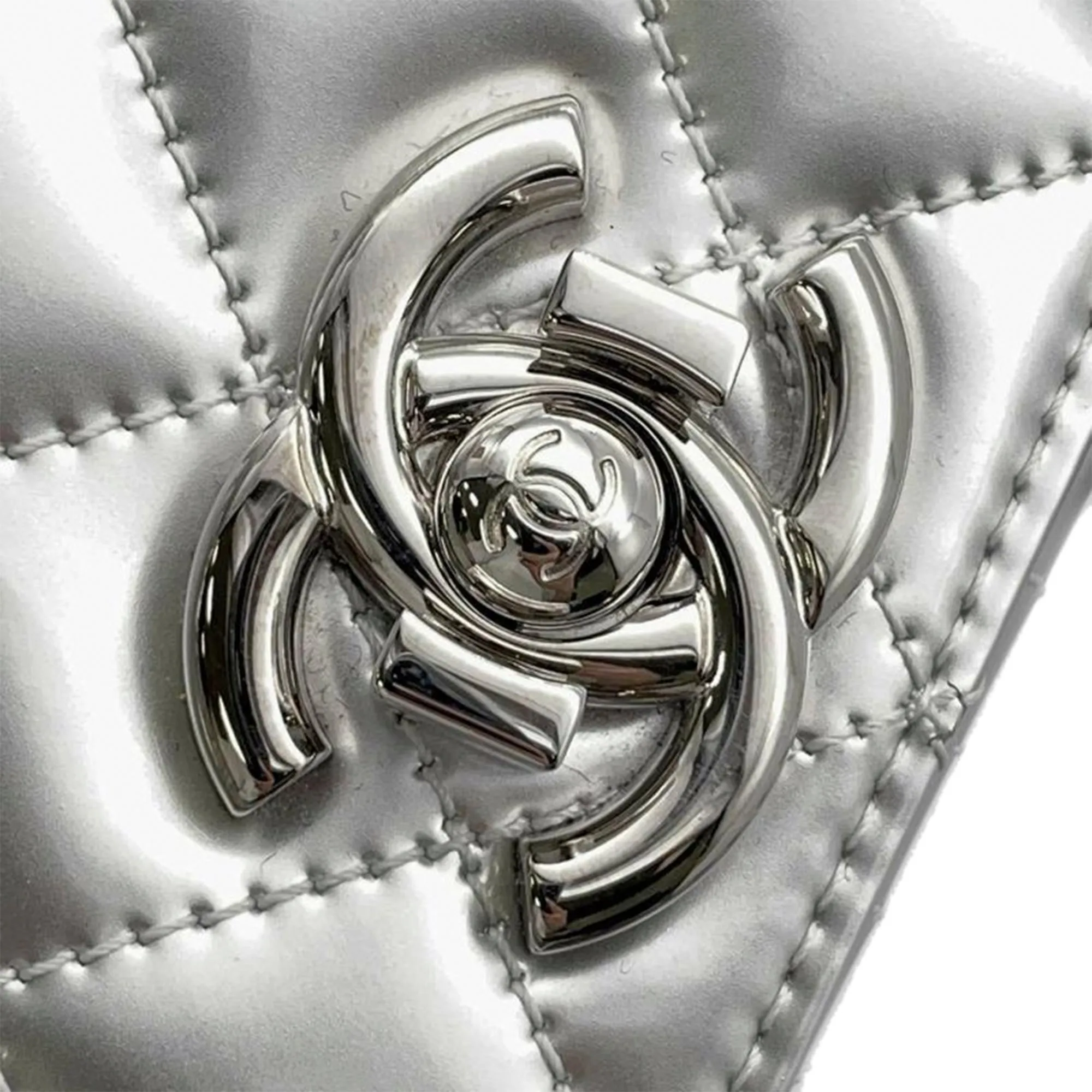 CHANEL Medium Patent Coco Boy Flap Bag