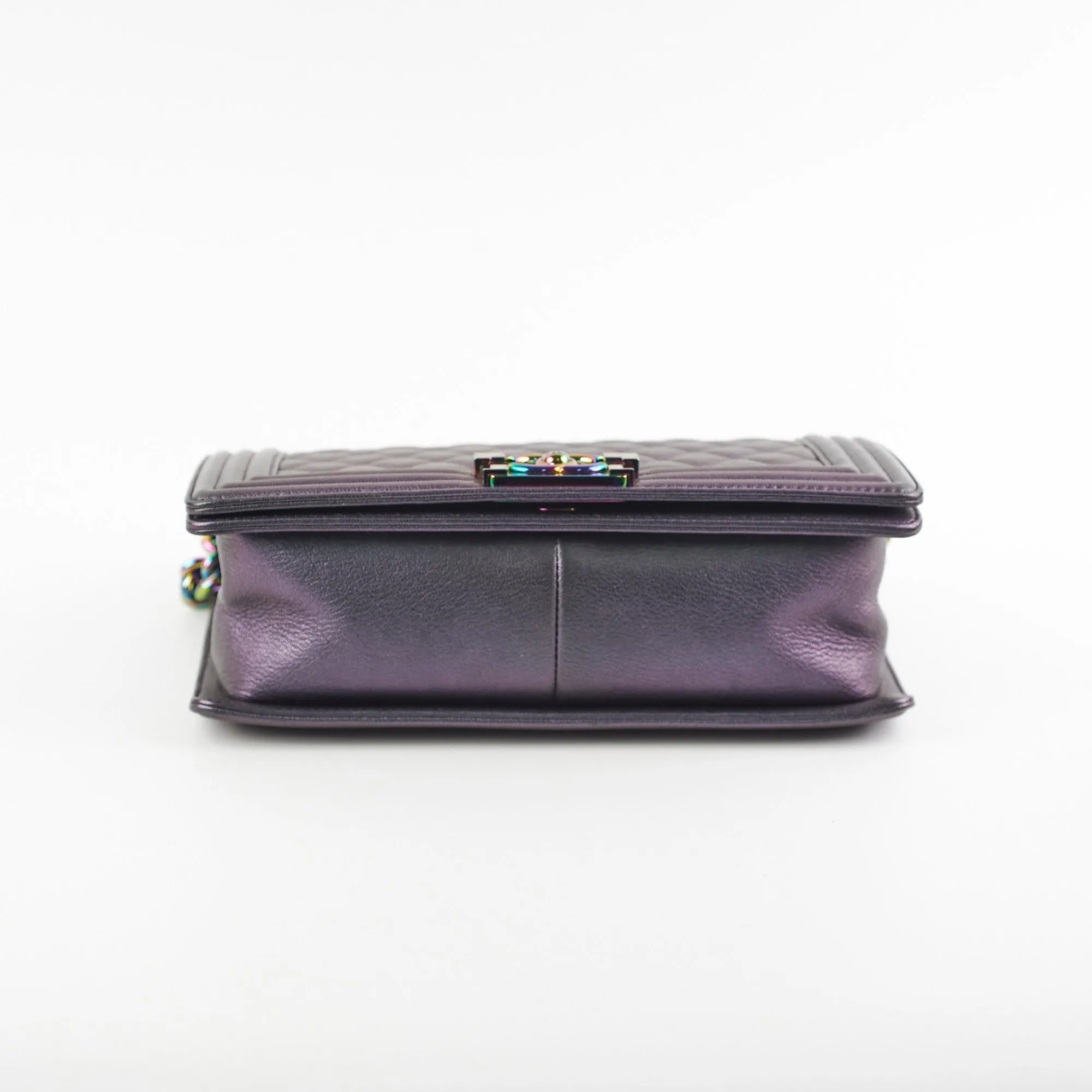 Chanel Old Medium Boy Iridescent Boy Bag