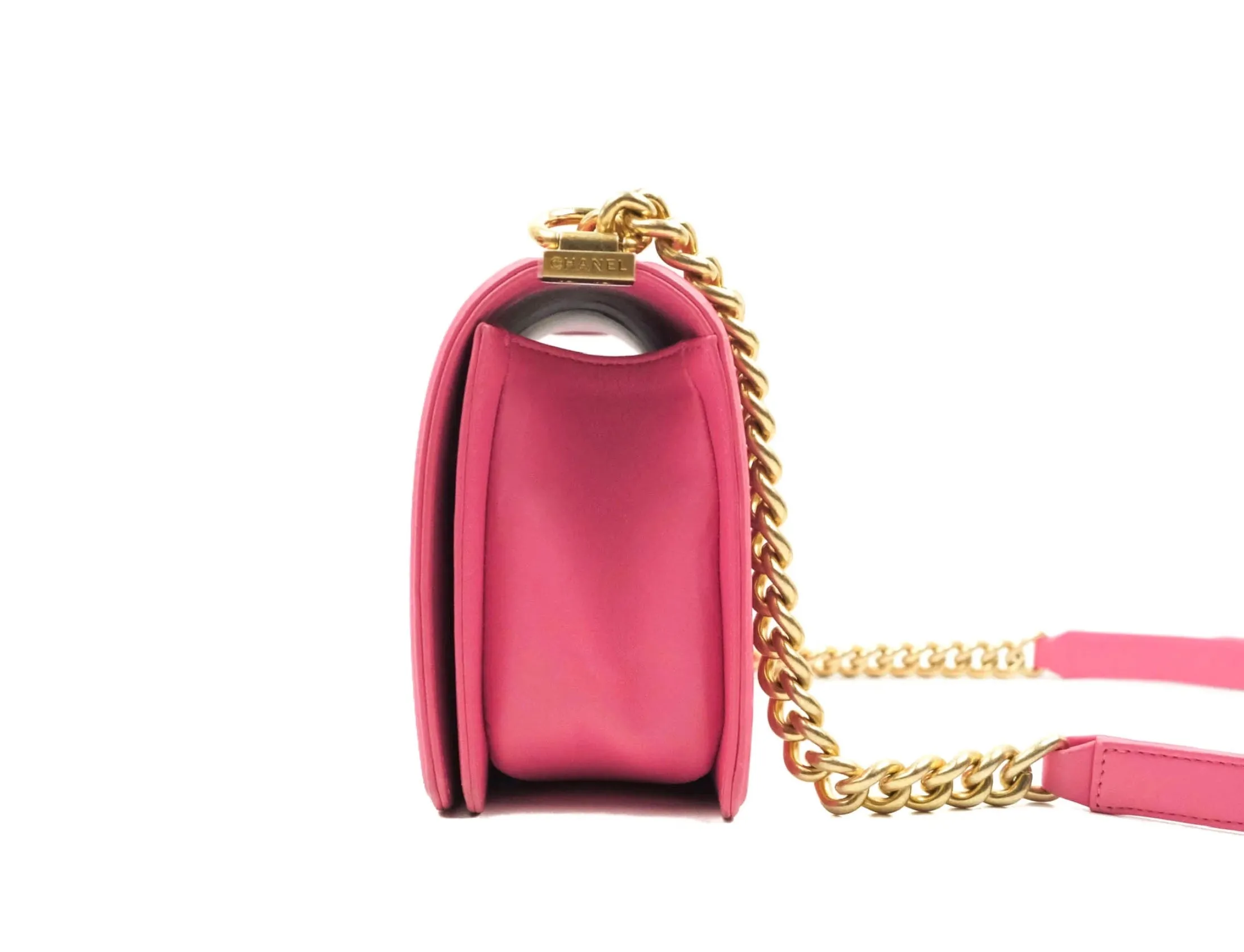 CHANEL QUILTED LAMBSKIN MEDIUM BOY FLAP BAG