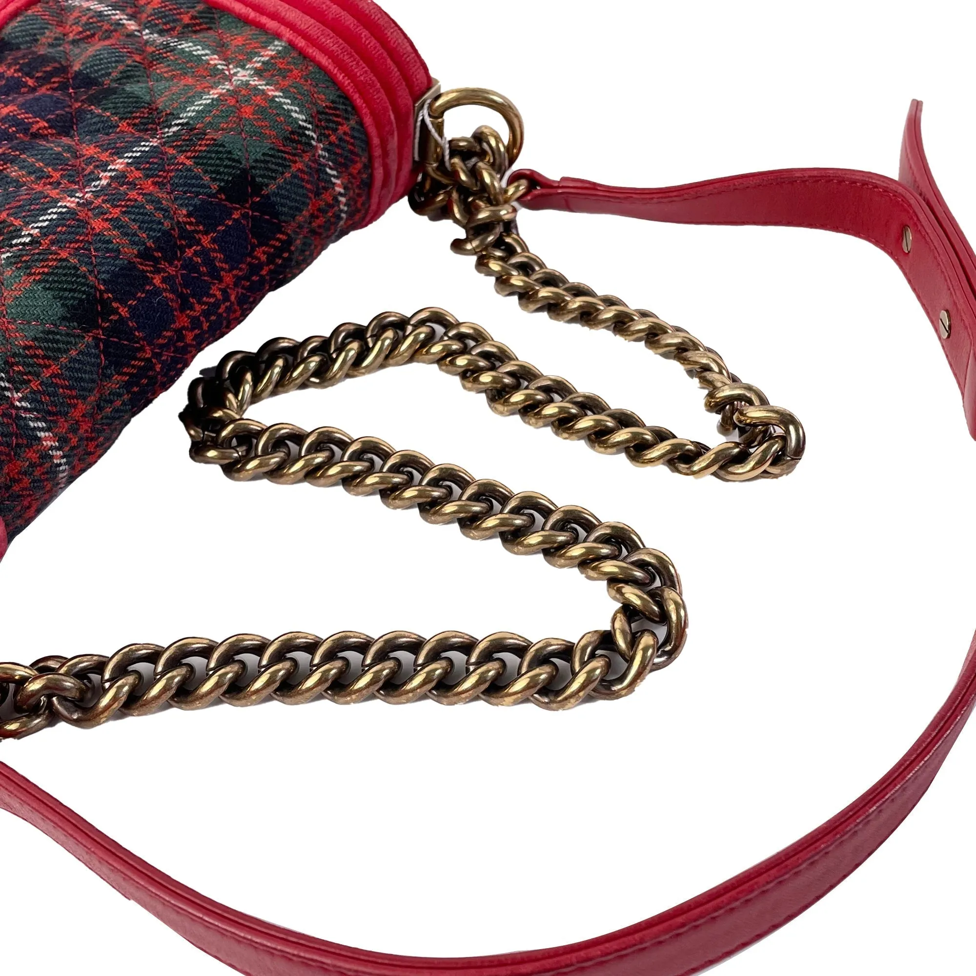 CHANEL Small Velvet Boy Crossbody Bag