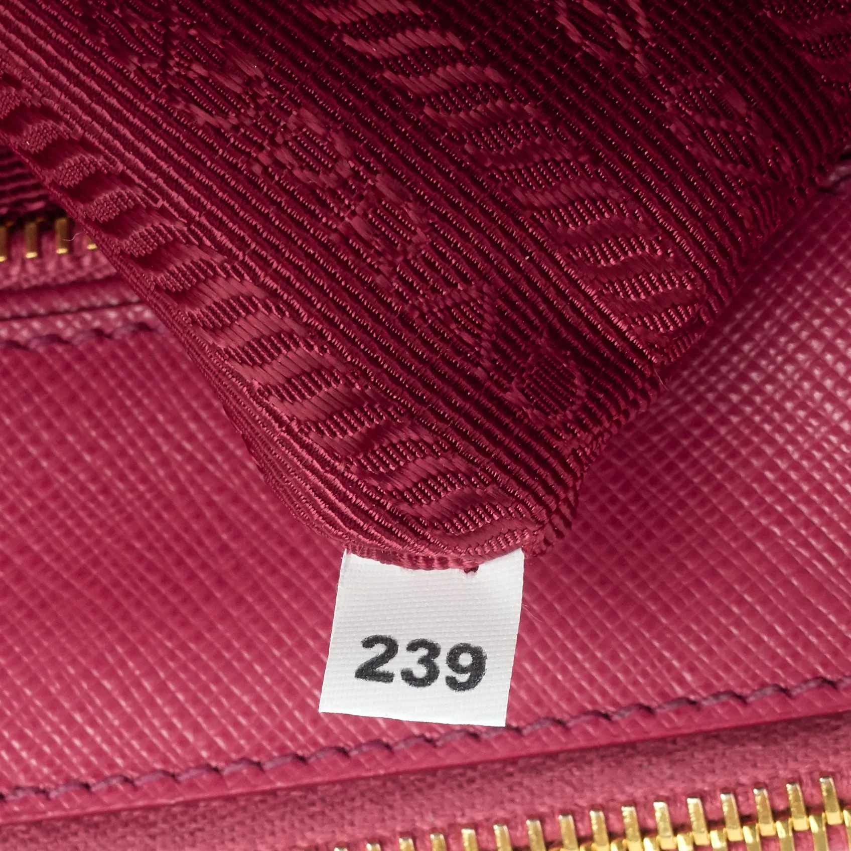 Double Zip Small Saffiano Lux Leather Tote Bag