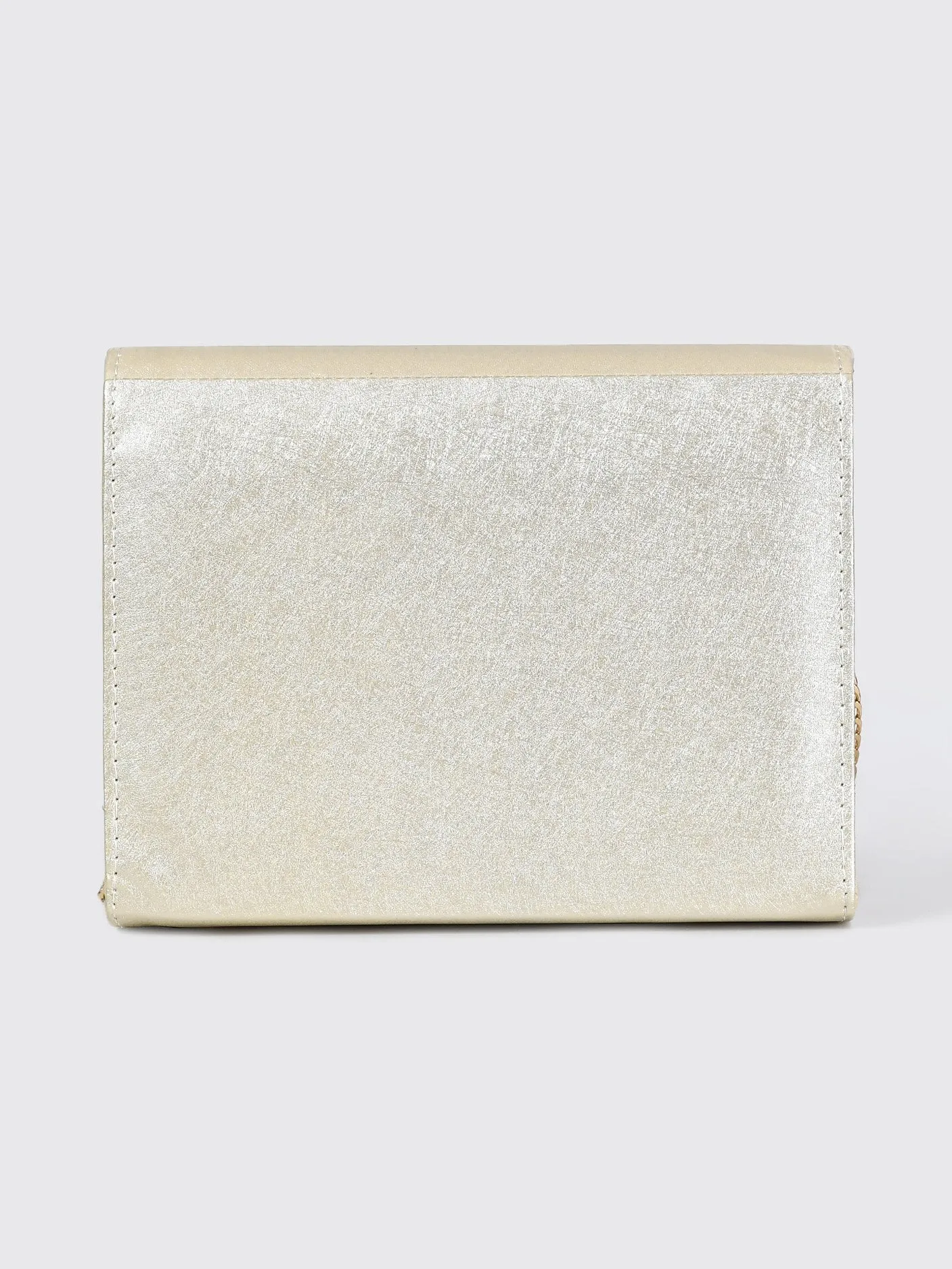 Embellished Glossy Clutch