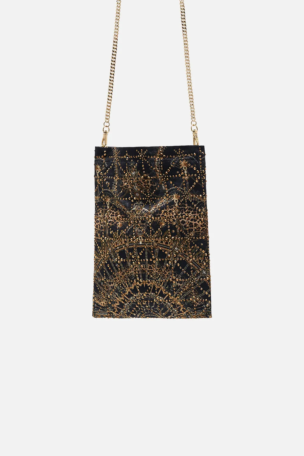 EMBELLISHED MINI TOTE MASKED AT MOONLIGHT