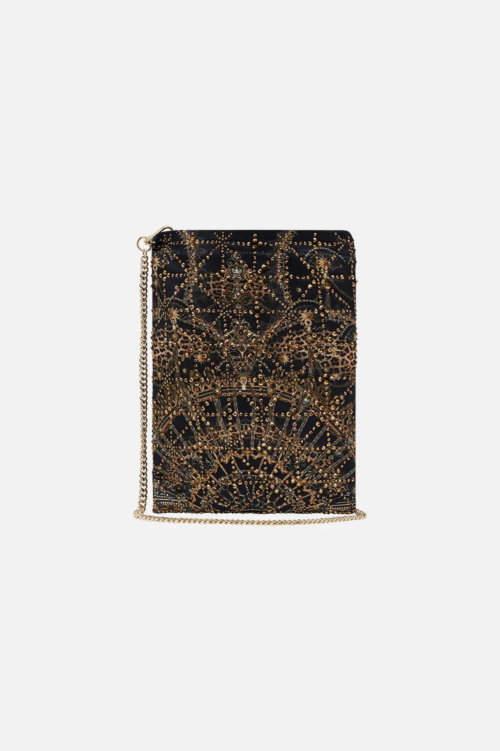 EMBELLISHED MINI TOTE MASKED AT MOONLIGHT