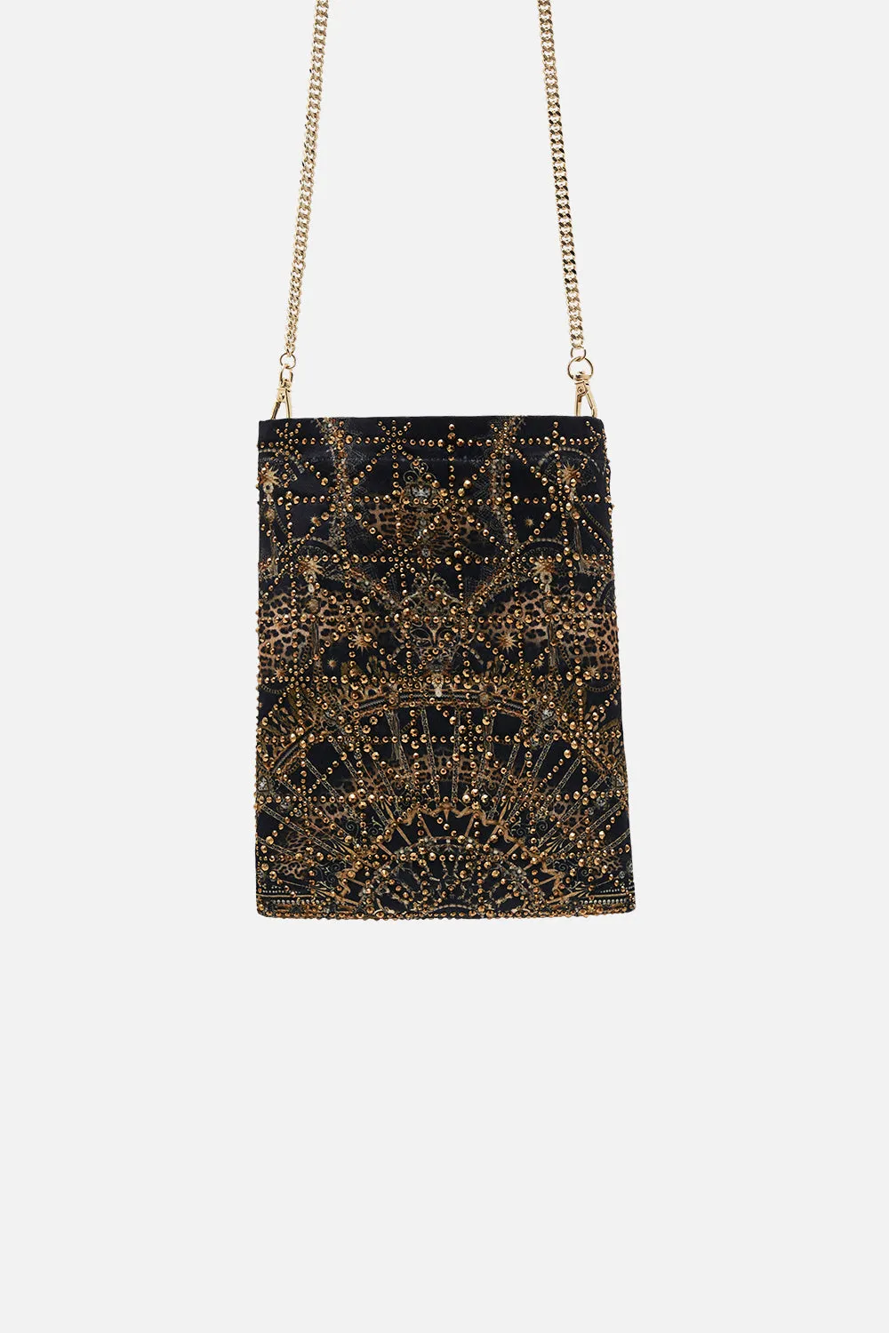 EMBELLISHED MINI TOTE MASKED AT MOONLIGHT