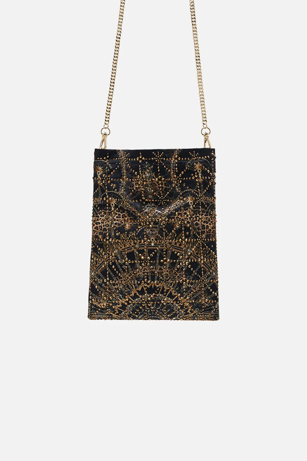 EMBELLISHED MINI TOTE MASKED AT MOONLIGHT