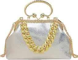 Embroidered Shoulder Bag Elegant Handbag 8125