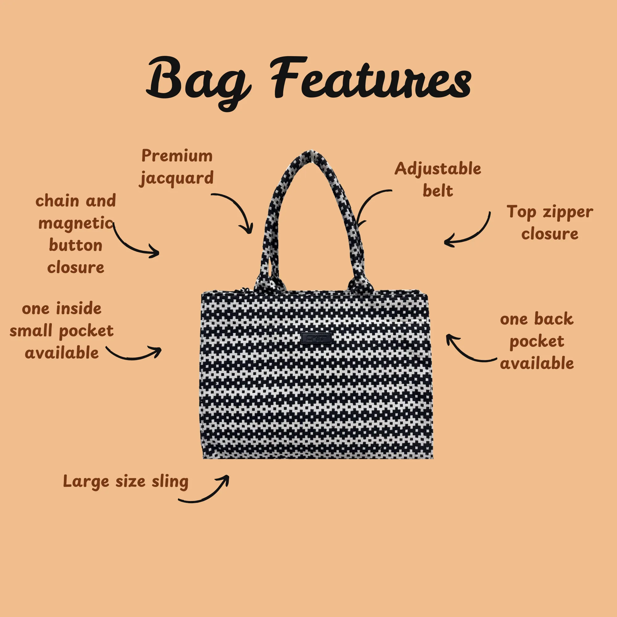 EMMY BOX TOTE BAGM - D2