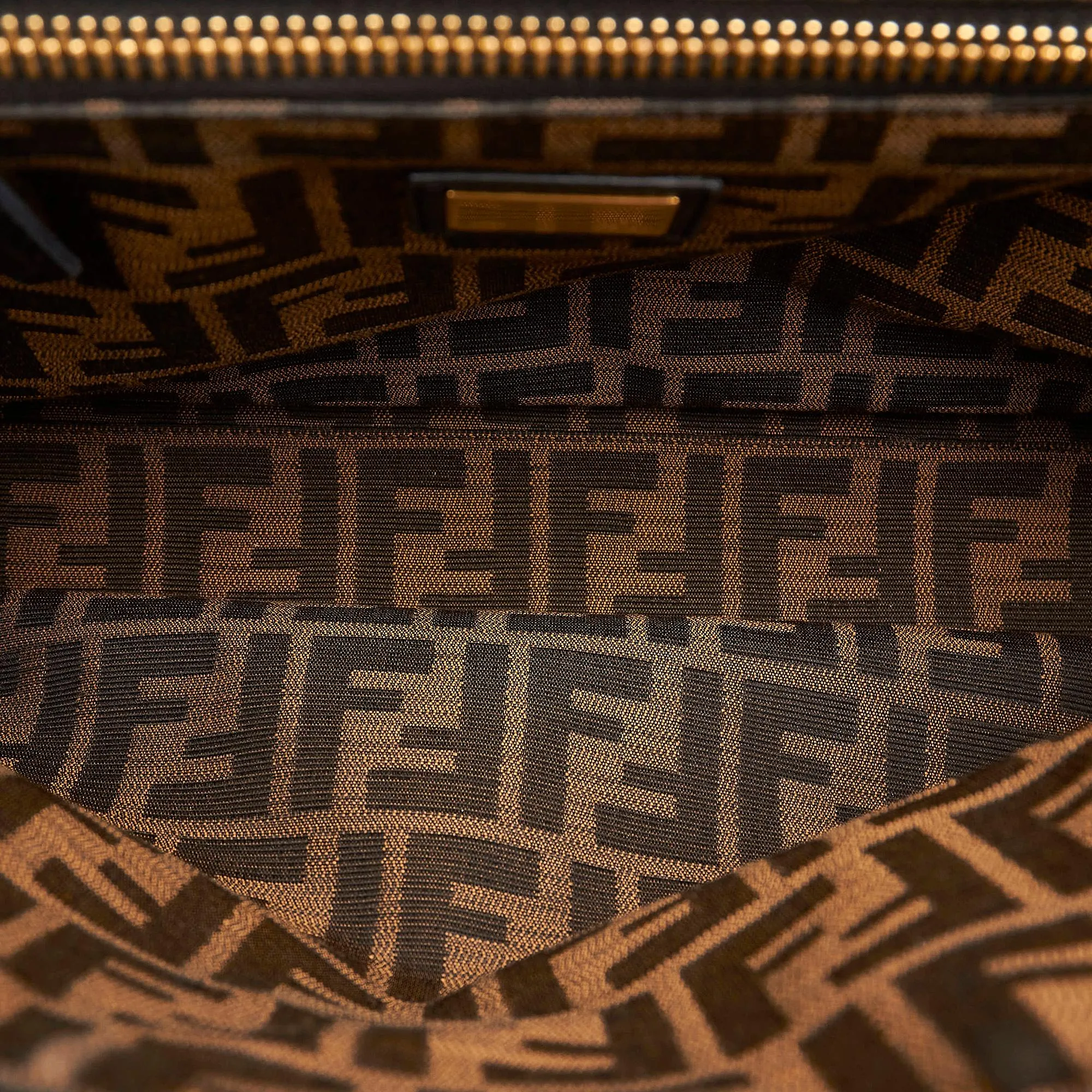 Fendi Peekaboo Leather Satchel (SHG-30047)