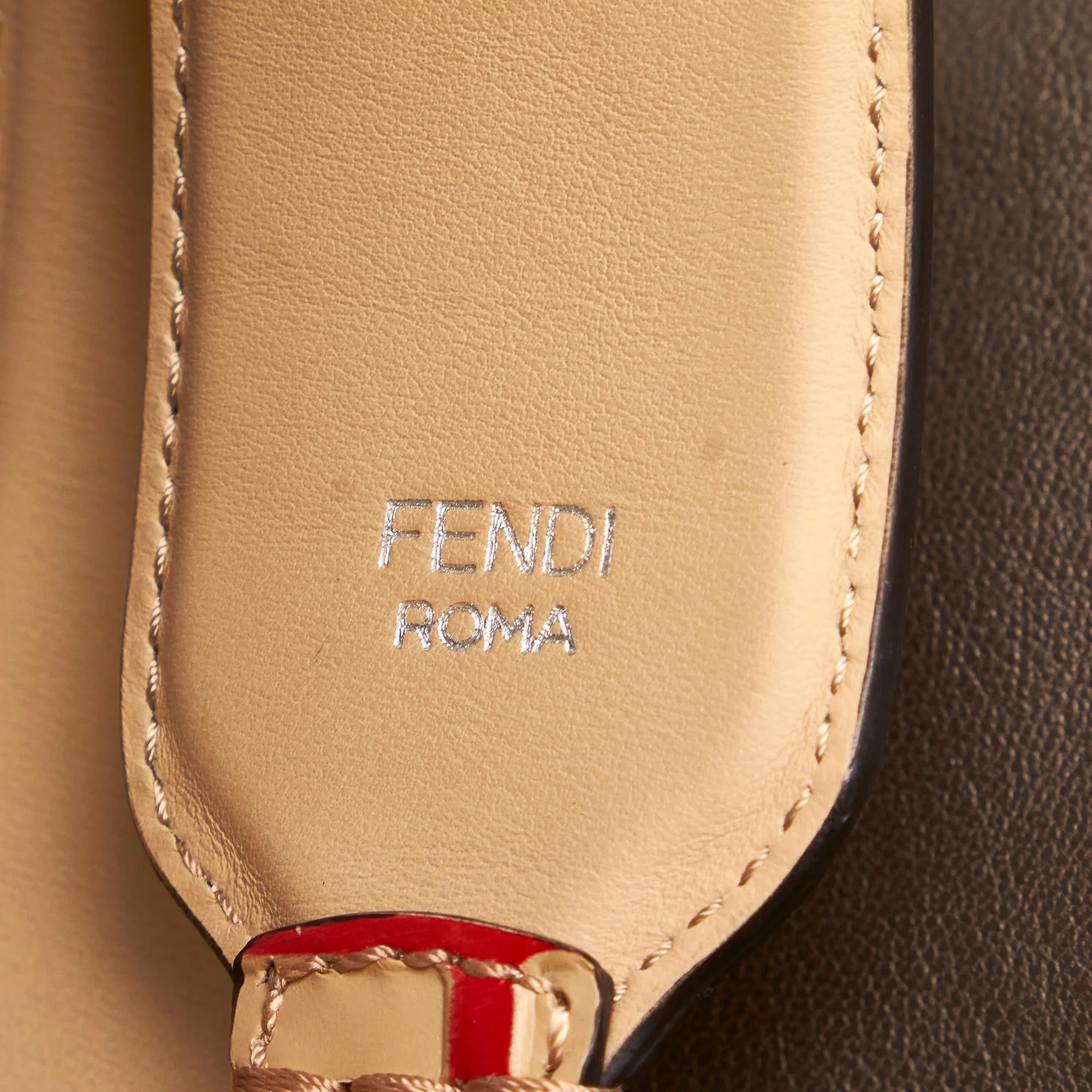 Fendi Peekaboo Leather Satchel (SHG-30047)