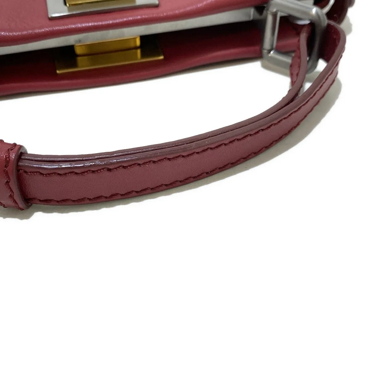 Fendi Red Peekaboo Small Bag