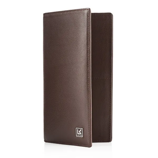 Full Grain Long Wallet in Brown