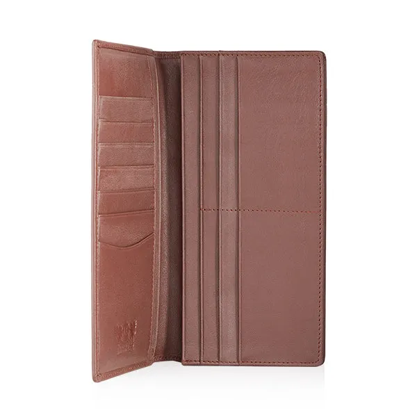 Full Grain Long Wallet in Brown