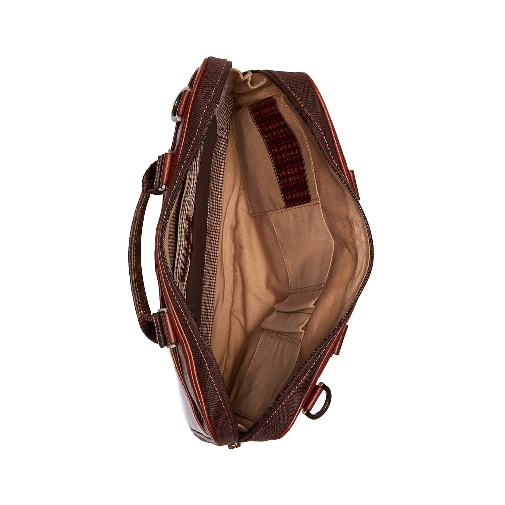 Garth Slim Leather Briefcase Zipster
