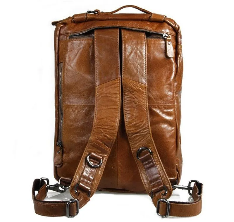 Genuine Leather Large Business Handheld Bag