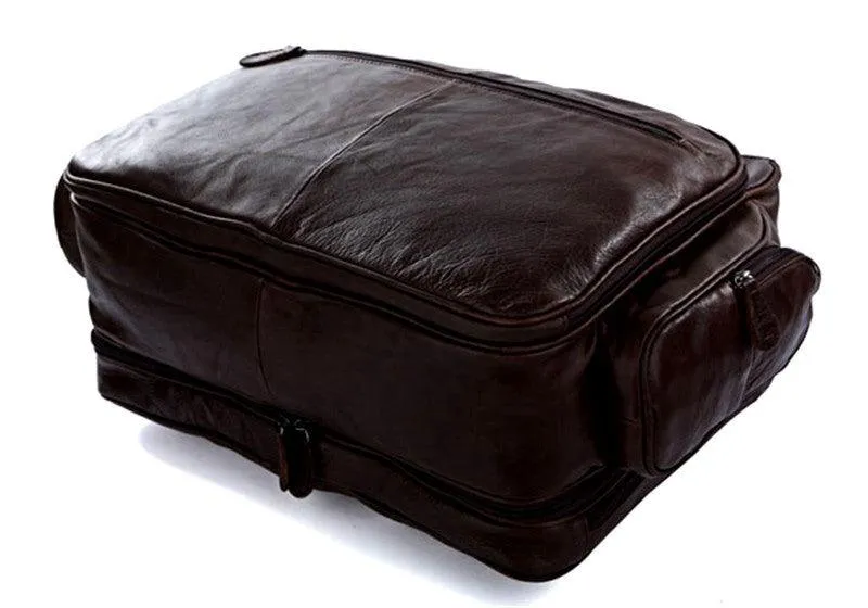 Genuine Leather Large Business Handheld Bag