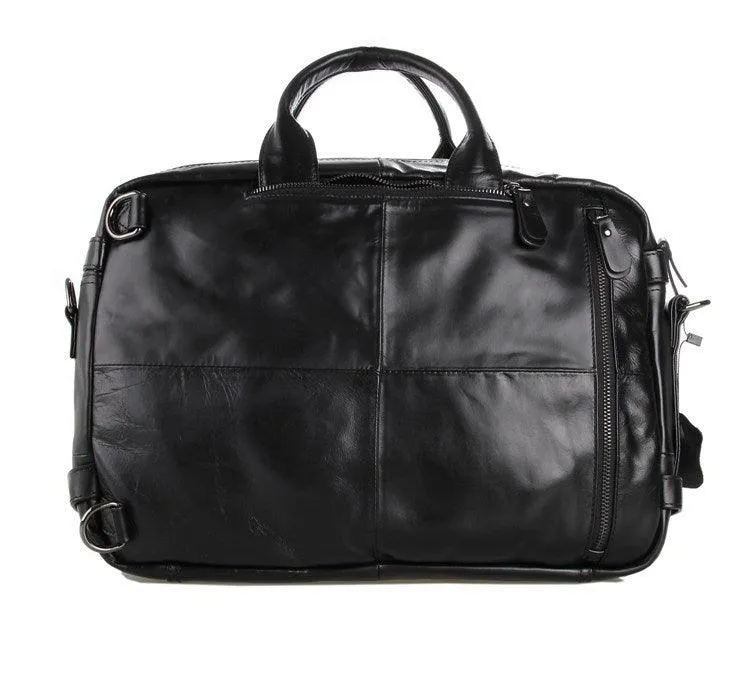 Genuine Leather Large Business Handheld Bag