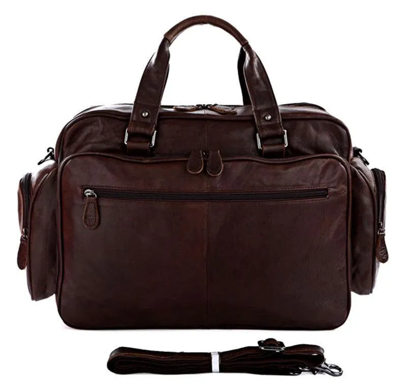 Genuine Leather Large Business Handheld Bag