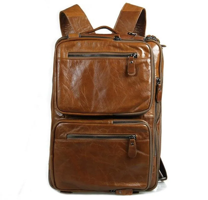 Genuine Leather Large Business Handheld Bag
