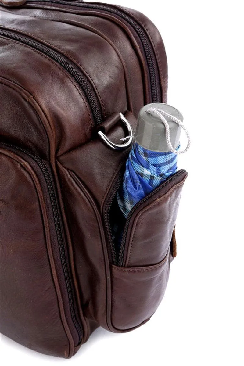 Genuine Leather Large Business Handheld Bag