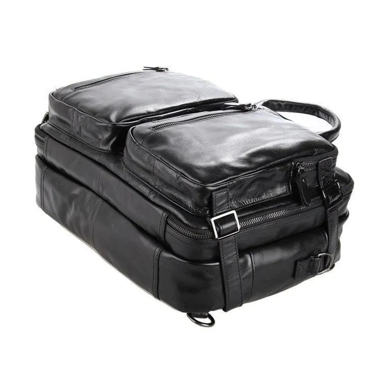Genuine Leather Large Business Handheld Bag