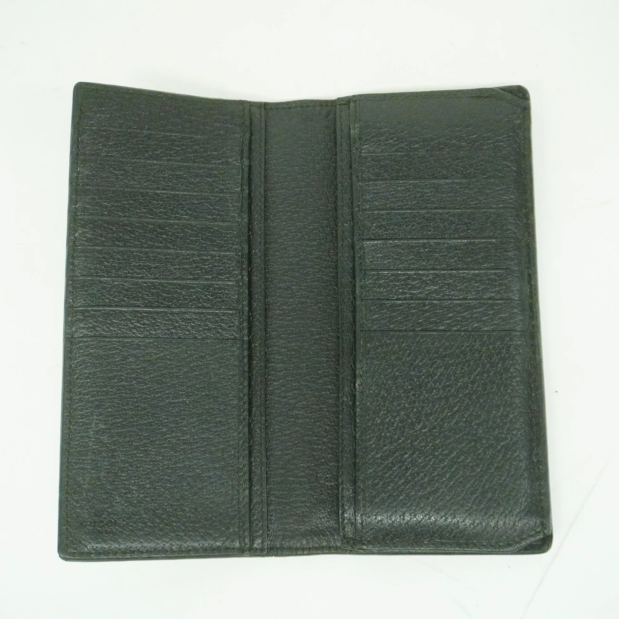 GUCCI  GG Marmont 428740 Women's Leather Long Wallet [bi-fold] Black