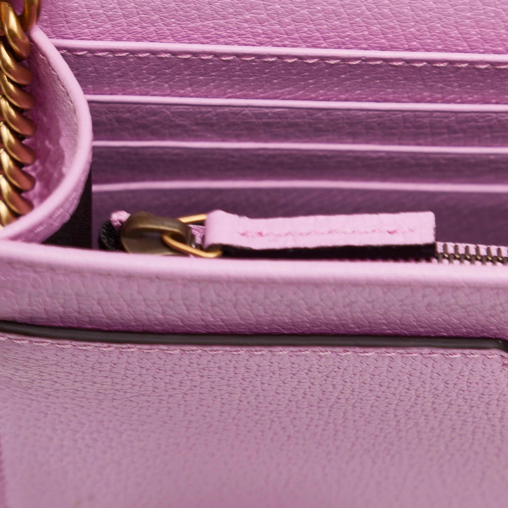 Gucci GG Marmont Embellished Wallet On Chain Crossbody Bag