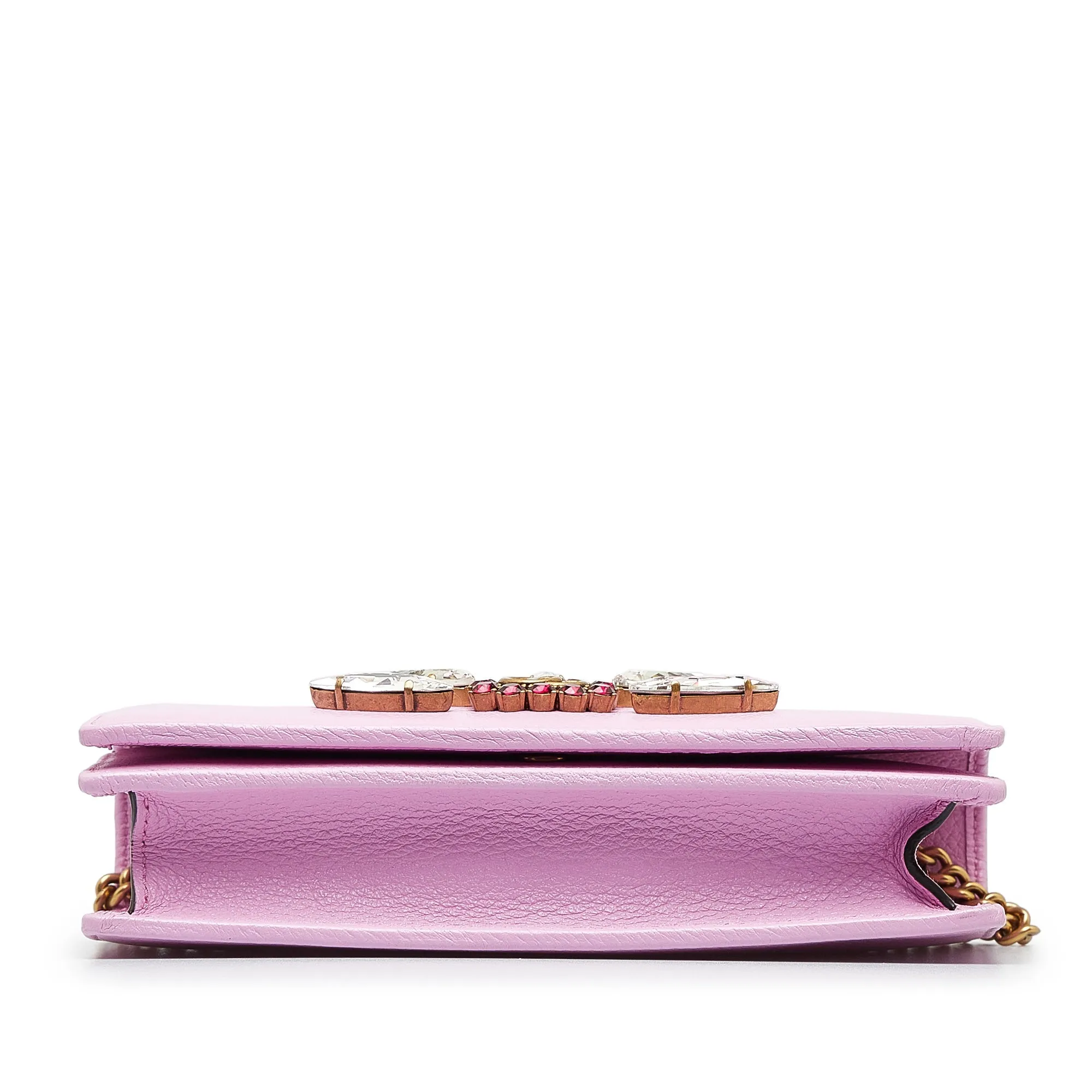 Gucci GG Marmont Embellished Wallet On Chain Crossbody Bag
